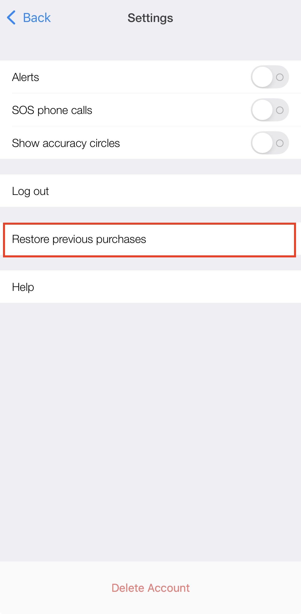 Restore purchases.jpeg